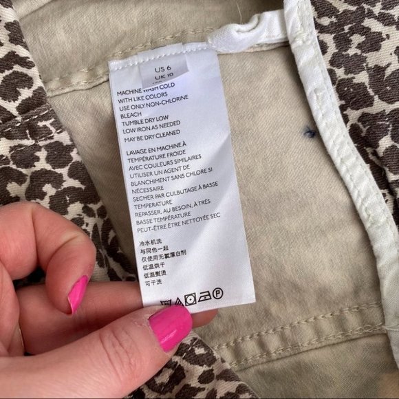 Free People Cheetah Cream and Tan Mini Skirt - Picture 6 of 7